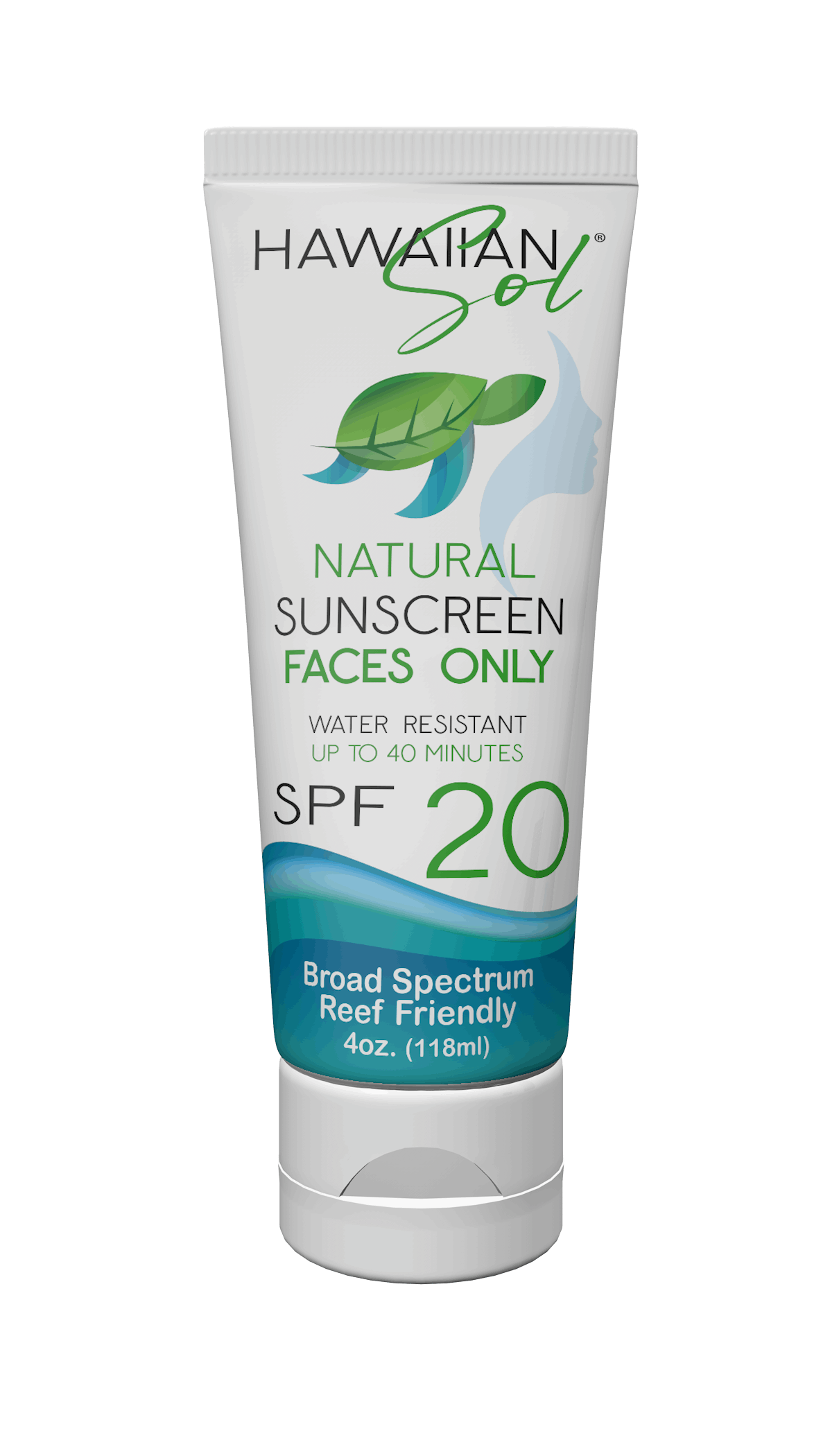 Hawaiian Sol Faces Only SPF 20 | Caribbean Sol Natural Sun & Skin Care Hawaiian Sol Faces Only SPF 20 | Caribbean Sol Natural Sun & Skin Care