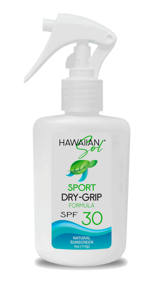 Hawaiian Sol Natural Sport Dry Grip SPF 30 4oz